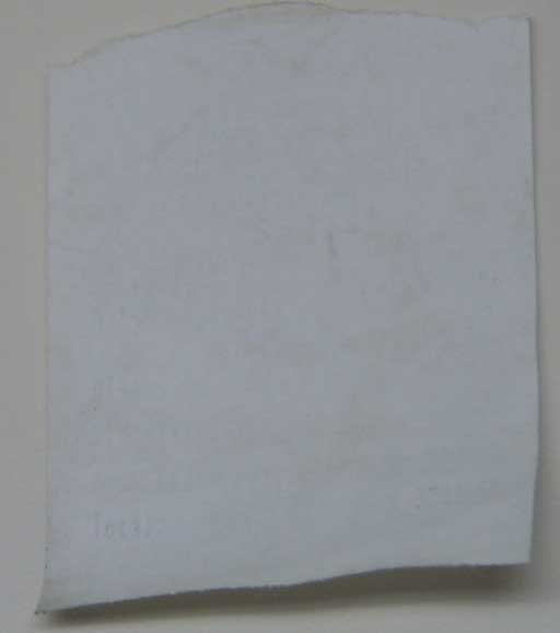 Blank Parking Receipt